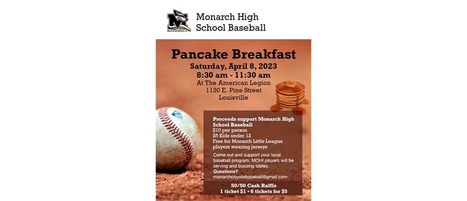 Pancake Breakfast Prior to Opening Day!